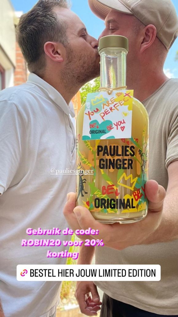 Influencer campagne Paulies Ginger 3